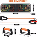 TABLA PUSH UP CON BANDAS ELASTICAS.