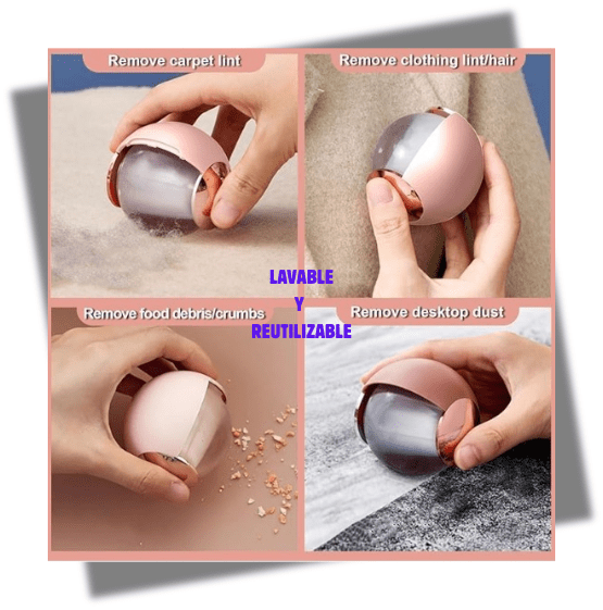 BOLA REMOVEDORA DE PELOS.    COMPRA 2 LLEVA 3 ✅                                   🌟🌟🌟🌟🌟