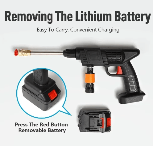 HIDROLAVADORA PORTATIL E INALAMBRICA MULTIUSOS.