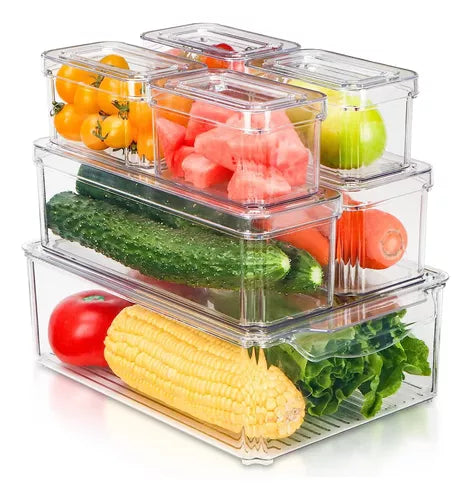 ORGANIZADOR DE ALIMENTOS PARA NEVERA SET X 7.