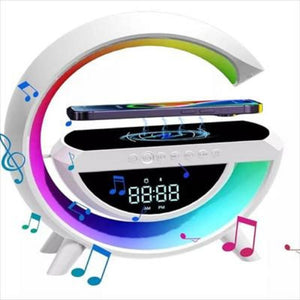 PARLANTE CARGADOR INALAMBRICO Y RELOG TIPO G